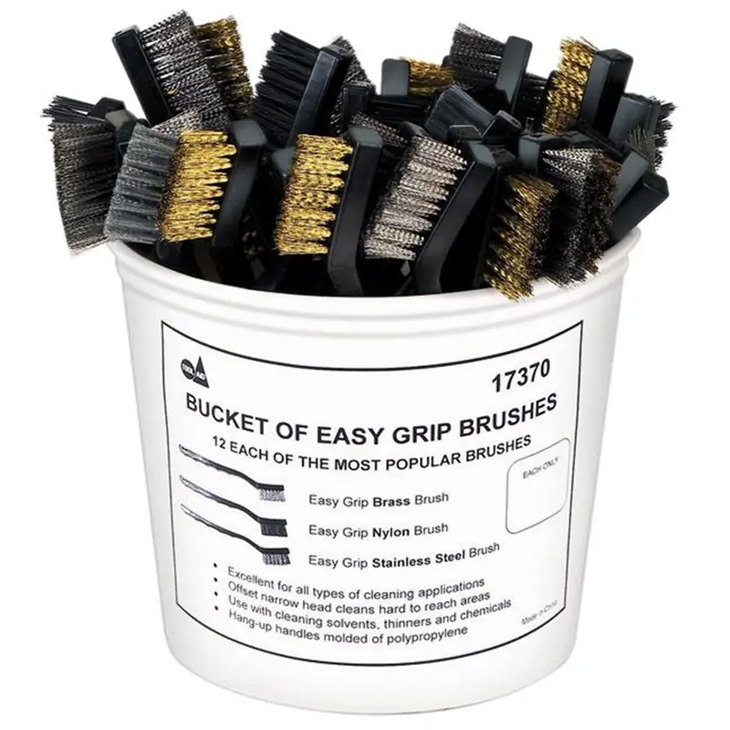 Bucket Of Easy Grip Brushes Sgt17370 Sg Tool Aid 1