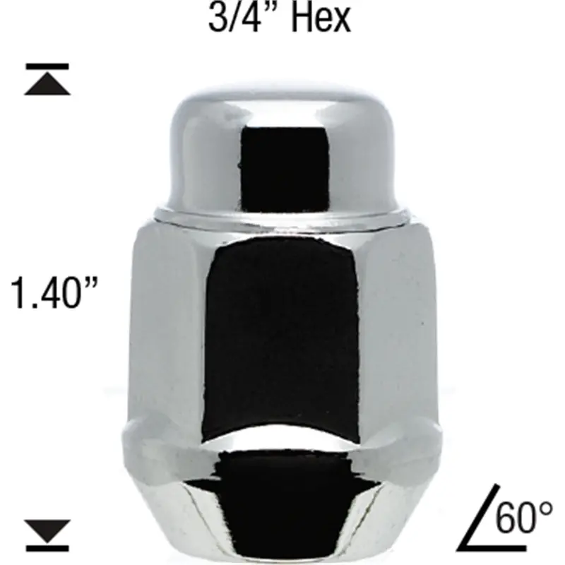 Bulge Acorn 12Mm X 1.25 Tmrti89010 The Main Resource 1