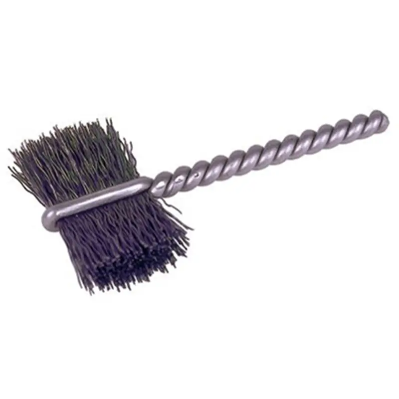Burrite Type Power Tube Brush, 5/8" Diameter, .005 Wire Size, 2-1/4" Long, Flat Side Action Wei21031 Weiler 1