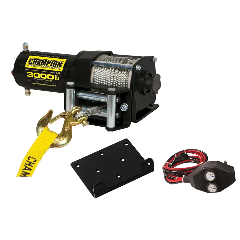Champion Power Equip. 3,000 Lb. Power Winch Kit Cmf13005 Champion Fulfillment 1