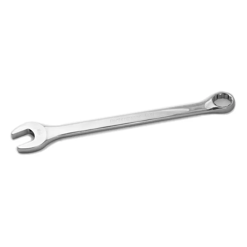 Chrome Combination Wrench, 1-1/8", With 12 Point Box End, Fully Polished, 15" Long Wlmw30236 Wilmar Corp. / Performance Tool 1