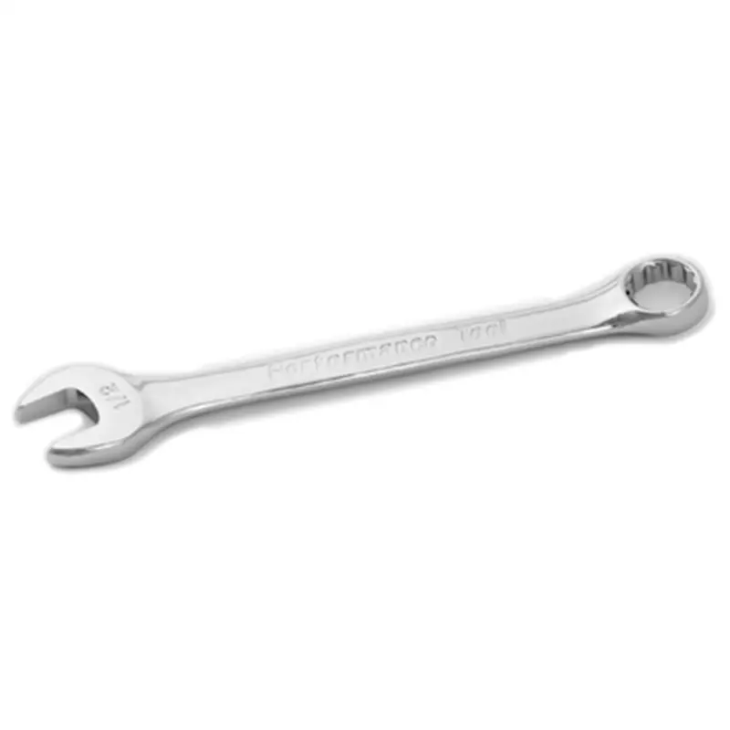 Chrome Combination Wrench, 1/2", With 12 Point Box End, Fully Polished, 5-3/4" Long Wlmw30216 Wilmar Corp. / Performance Tool 1