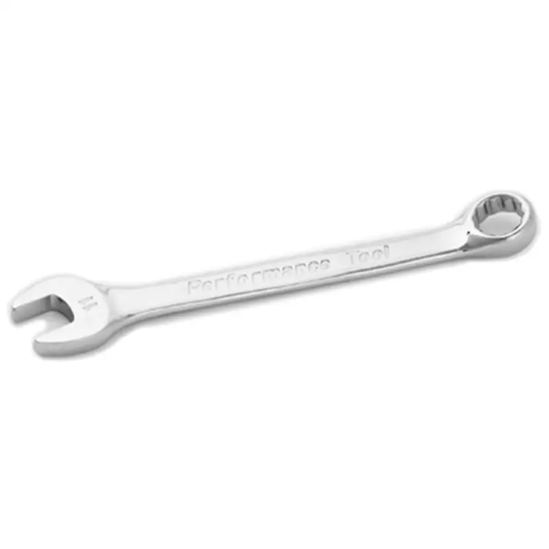 Chrome Combination Wrench, 11Mm, With 12 Point Box End, Fully Polished, 5-1/8" Long Wlmw30011 Wilmar Corp. / Performance Tool 1