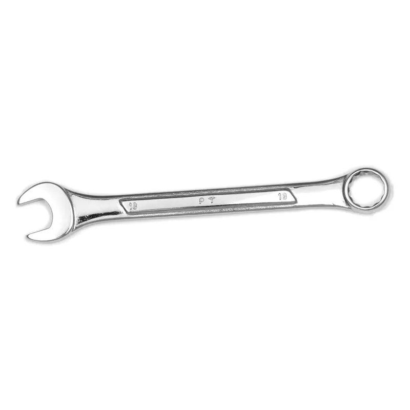 Chrome Combination Wrench, 18Mm, With 12 Point Box End, Raised Panel, 9" Long Wlmw349c Wilmar Corp. / Performance Tool 1