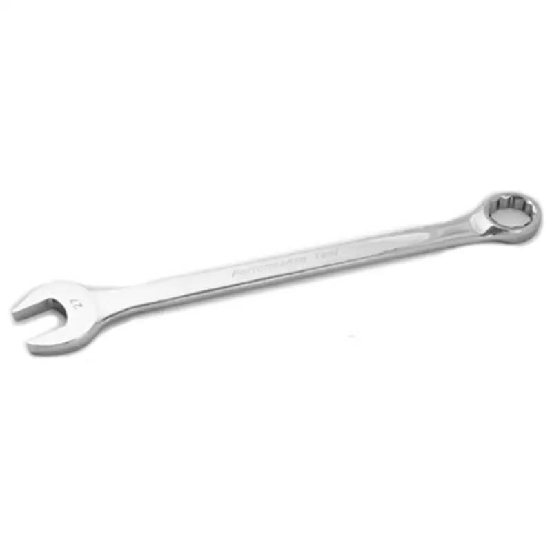 Chrome Combination Wrench, 27Mm, With 12 Point Box End, Fully Polished, 14-1/4" Long Wlmw30027 Wilmar Corp. / Performance Tool 1