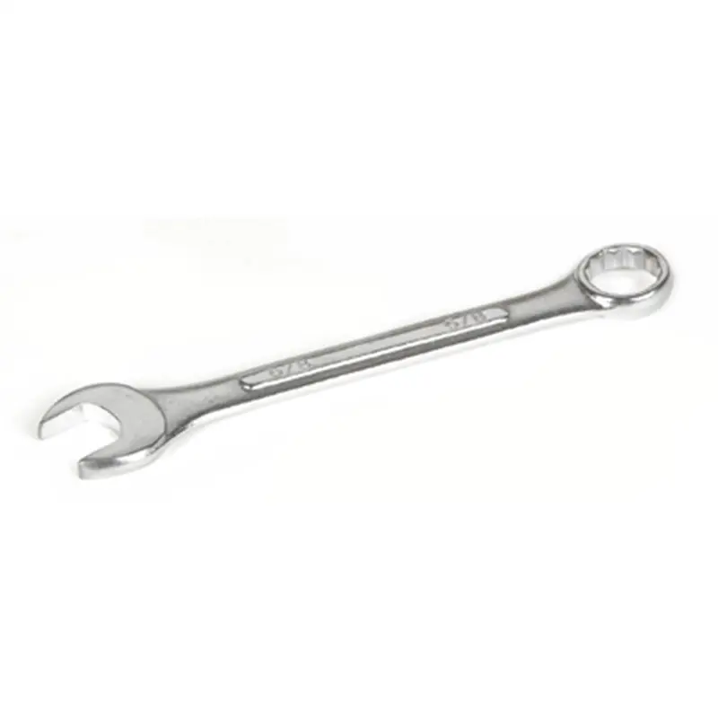 Chrome Combination Wrench, 5/8", With 12 Point Box End, Raised Panel, 7-1/8" Long Wlmw326c Wilmar Corp. / Performance Tool 1