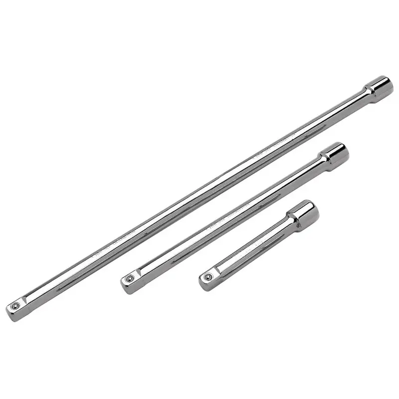 Chrome Extension Set, 1/2" Drive, 3 Piece, With 3", 5" And 10" Extensions Wlmw32140 Wilmar Corp. / Performance Tool 1
