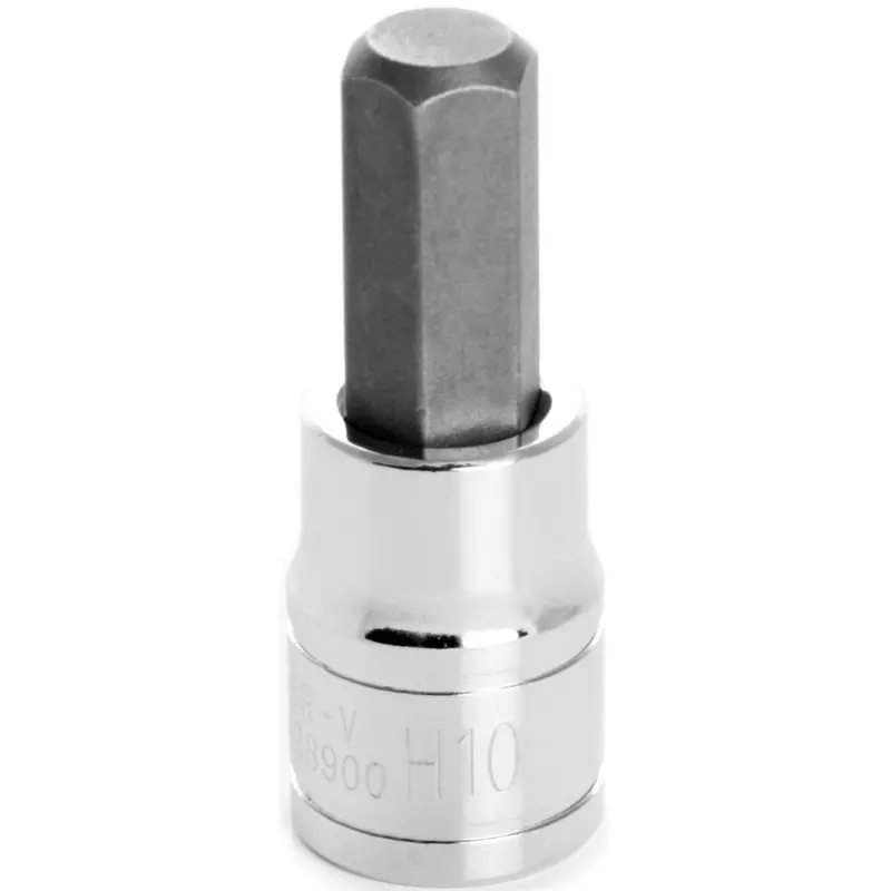 Chrome Hex Bit Socket, 3/8" Drive, 10Mm Hex Bit Wlmw38900 Wilmar Corp. / Performance Tool 1