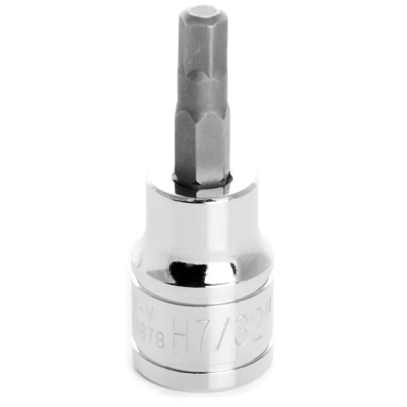 Chrome Hex Bit Socket, 3/8" Drive, 7/32" Hex Bit Wlmw38878 Wilmar Corp. / Performance Tool 1
