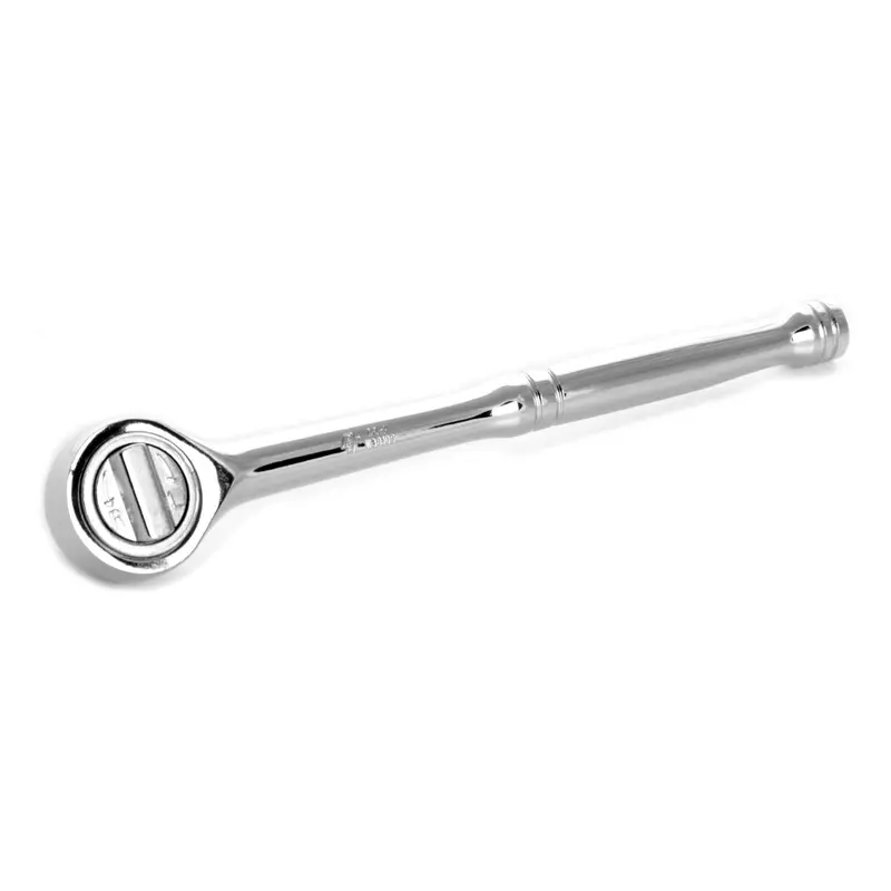 Chrome Ratchet, 3/8" Drive, Round Head, 7-7/8" Long Wlmw38106 Wilmar Corp. / Performance Tool 1