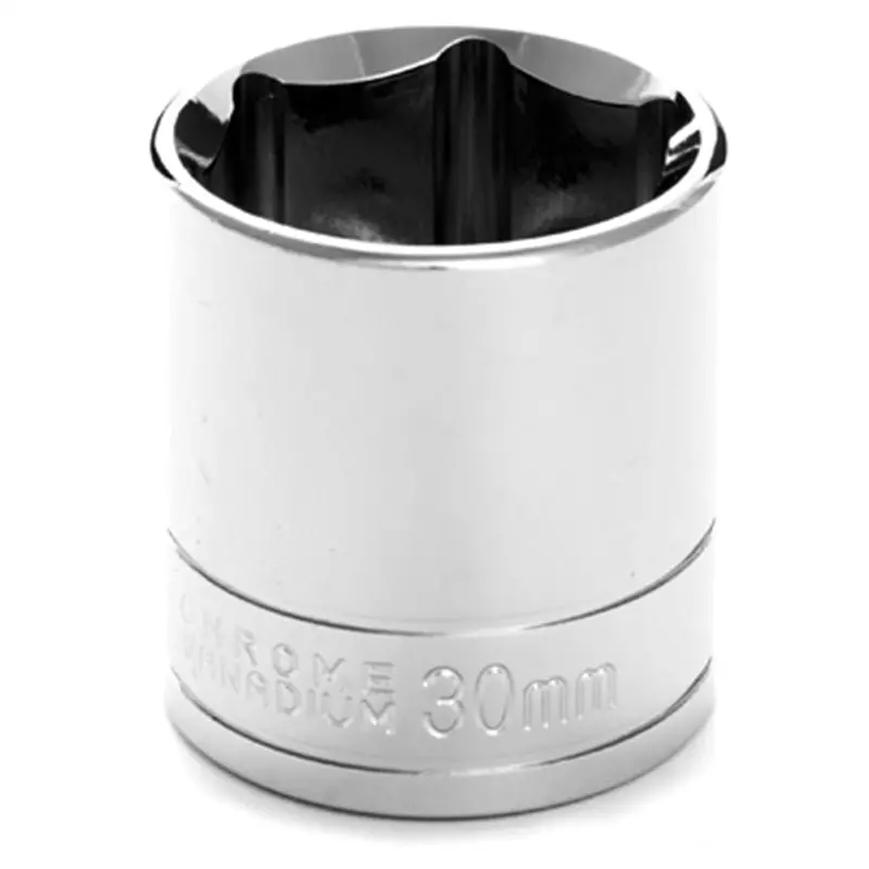 Chrome Socket, 1/2" Drive, 30Mm, 6 Point, Shallow Wlmw32230 Wilmar Corp. / Performance Tool 1