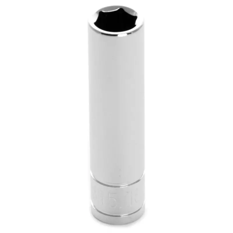 Chrome Socket, 1/4" Drive, 5/16", 6 Point, Deep Wlmw36310 Wilmar Corp. / Performance Tool 1