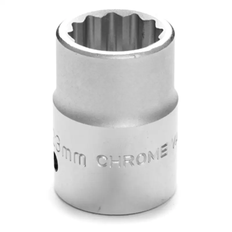 Chrome Socket, 3/4 Drive, 23Mm, 12 Point, Shallow Wlmw34823 Wilmar Corp. / Performance Tool 1