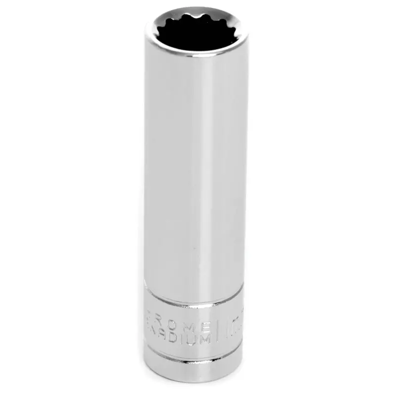 Chrome Socket, 3/8" Drive, 11Mm, 12 Point, Deep Wlmw38711 Wilmar Corp. / Performance Tool 1