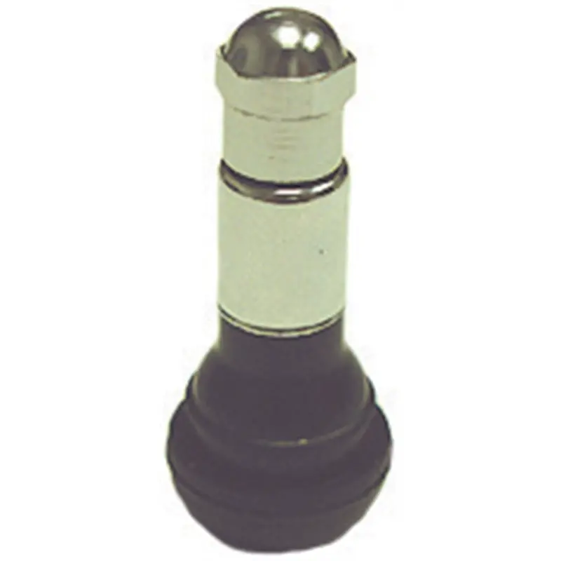 Chromed Sleeved Tubeless Snap-In Tire Valve, Height 1.25" - .453" Valve Hole Tmrtr413cs The Main Resource 1