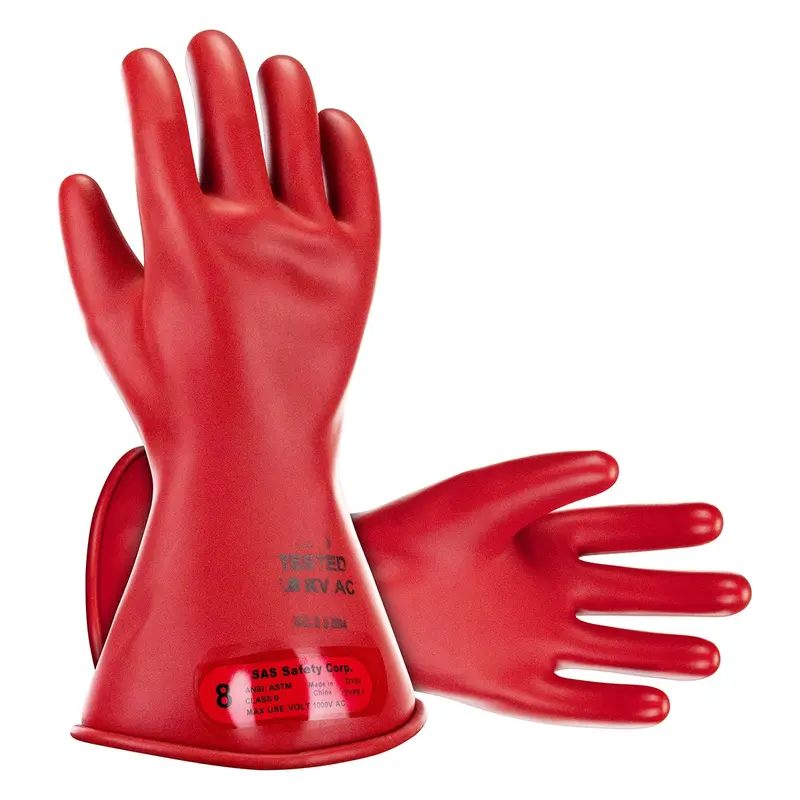 Class 0 Electric Service Gloves, Xl (1 Pr.) Sas6419 Sas Safety 1