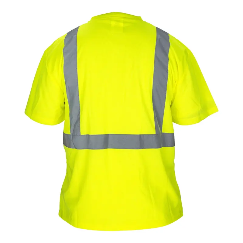 Class-2 Black Bottom Reflective Yellow T-Shirt Sas690-1659 Sas Safety 1