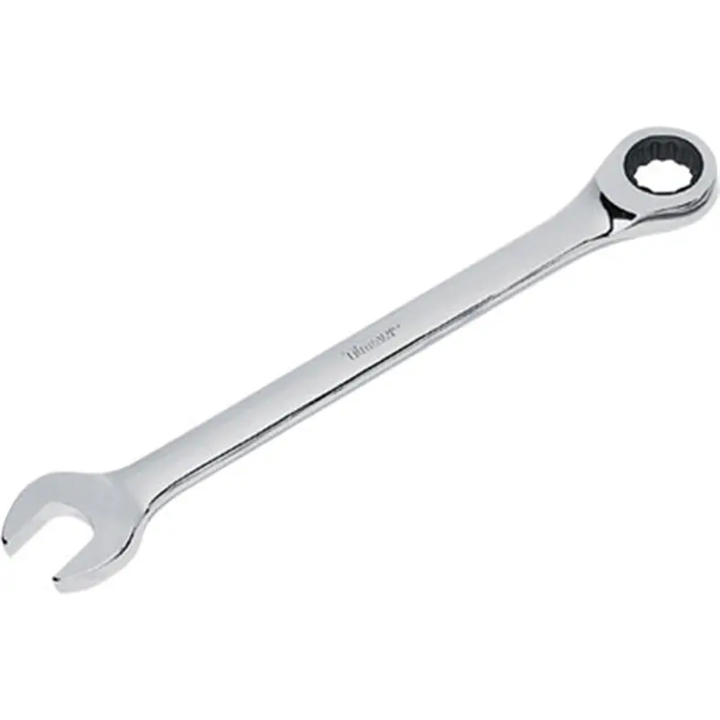 Combination Ratcheting Wrench, 17Mm Ratcheting Box End And Standard Open End Tit12517 Titan 1