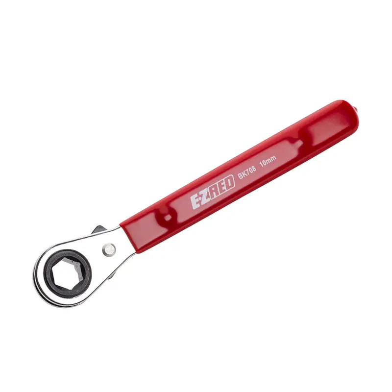 Combo Battery Ratchet 10Mm-5/16"; Double-Ended Side Terminal Wrench Ezrbk707 E-Z Red 1