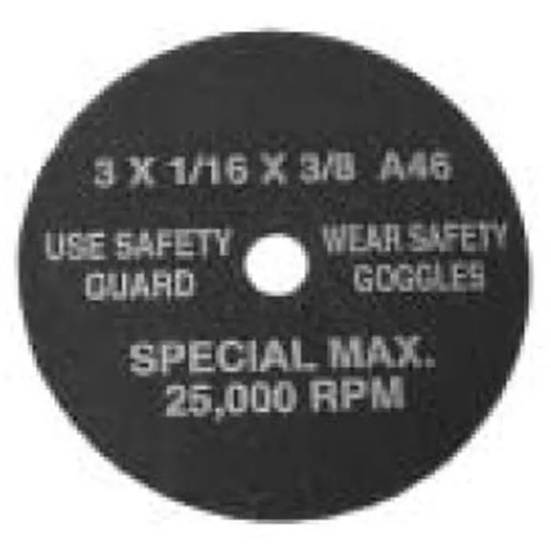 Cut-Off Wheels 3" X 1/32" X 3/8" Hole-100 Per Box Sgt94930 Sg Tool Aid 1