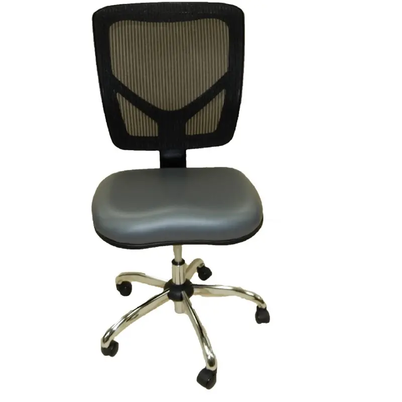 Dental Lab Chair W/ Mesh Back Dark Grey Seat Lds1010532 Lds Industries 1