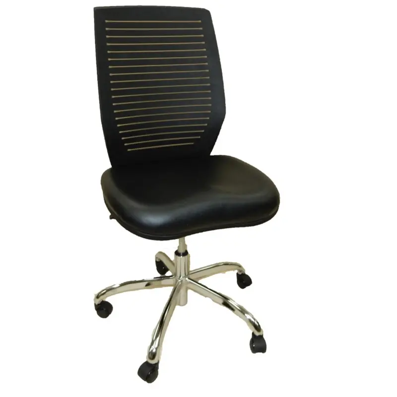 Dental Lab Chair W/ Plastic Back Black Seat Lds1010533 Lds Industries 1