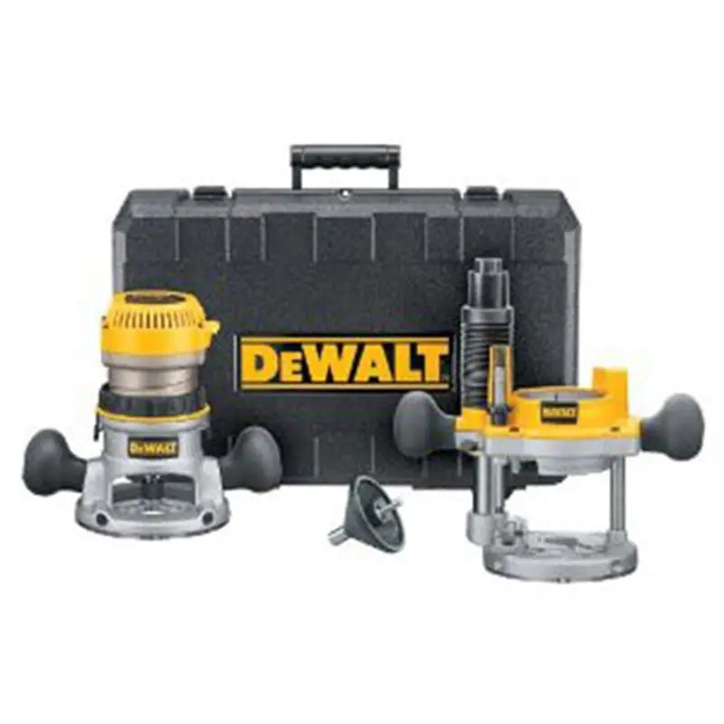 Dewalt 1-3/4 Max Hp Fixed Base/Plunge Router Combo Kit Dwtdw616pk Dewalt 1