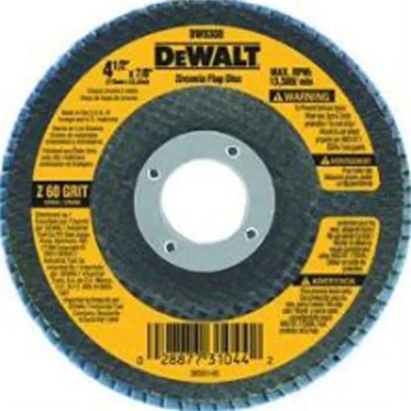 Dewalt Type 29 4.5" X 7/8" 60-Grit Zirconia Hp Flap Disc Dwtdw8308 Dewalt 1