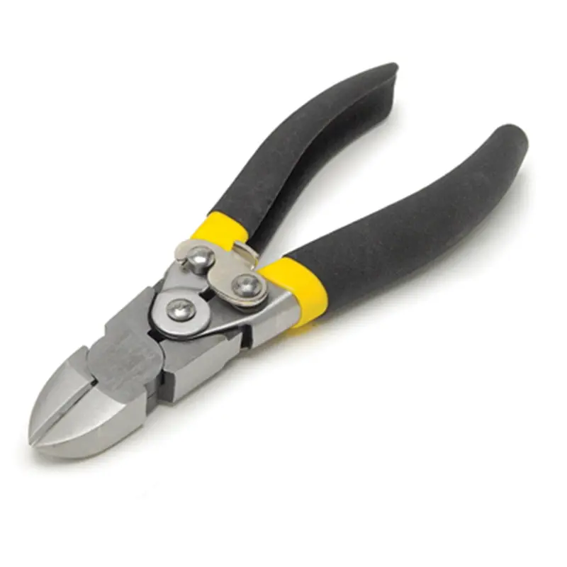 Diagonal Pliers, 7-1/2" Long, Compound Lever Action, Spring Loaded Handles, Cushioned Grips Tit11412 Titan 1