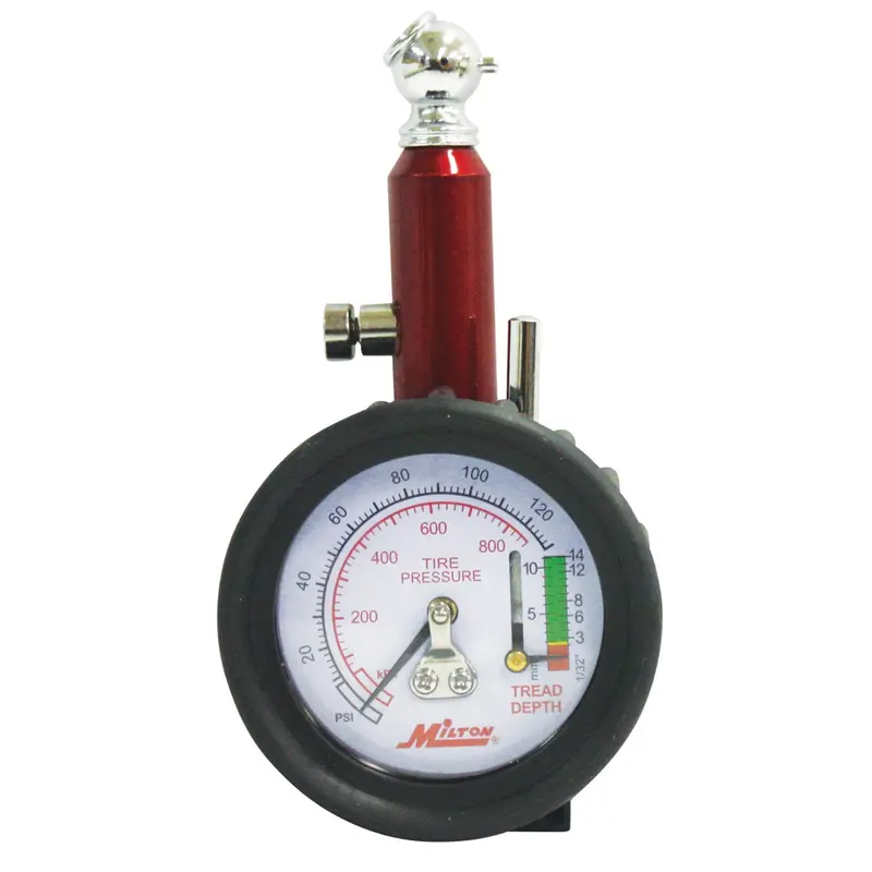 Dial Tire Gauge, 0-120 Psi - 2 Lb Increments Mils934 Milton Industries 1
