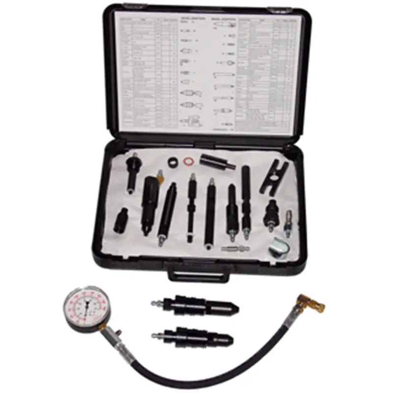 Diesel Compression Test Set With Tester And Adapters Statu15-70 Lang Tools 1