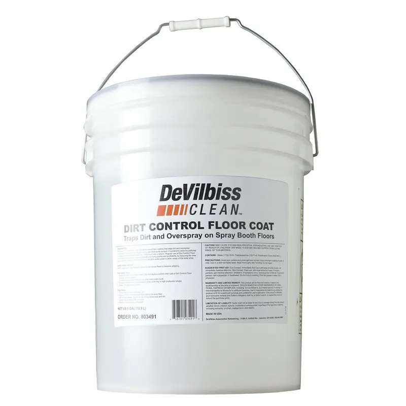 Dirt Control 5-Gallon Floor Coat Dev803491 Devilbiss 1
