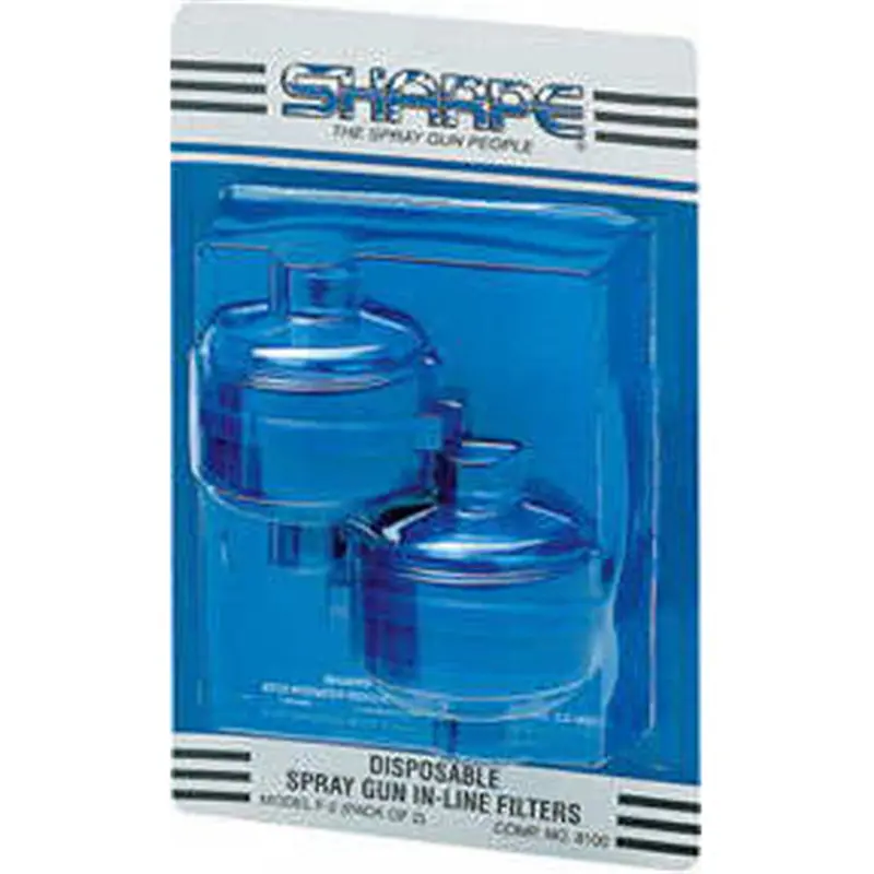 Disposible In-Line Air Filter Display Card Of 2 Sha8100 Sharpe Manufacturing 1