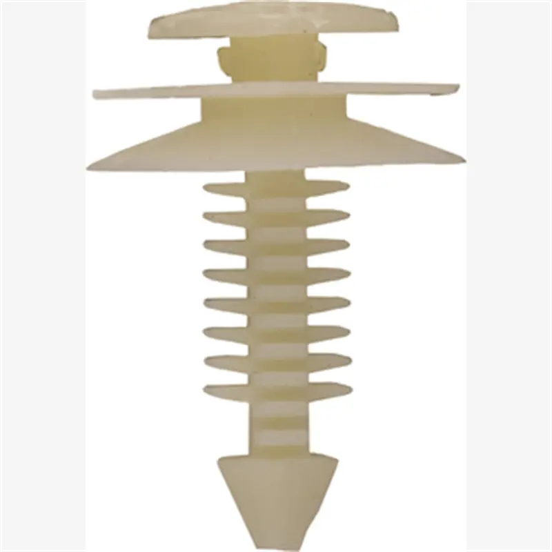 Door Trim Panel Retainers, Natural Nylon, Size: 1/4" (6.4Mm), Stem: 13/16", Head: 3/4", Qty: 10 Abd6049 Auto Body Doctor 1