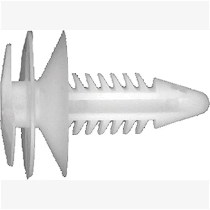 Door Trim Panel Retainers, Natural Nylon, Size: 1/4" (6.4Mm), Stem: 3/4", Head: 3/4", Qty: 100 Abd6038b Auto Body Doctor 1