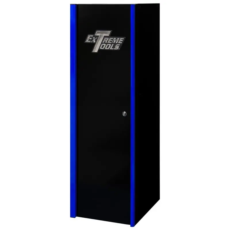 Dx Series 19 In. X 21 In. Deep Side Locker W/ 4-Shelves, Black W/ Blue Handle Extdx192100slbkbl Extreme Tools 1