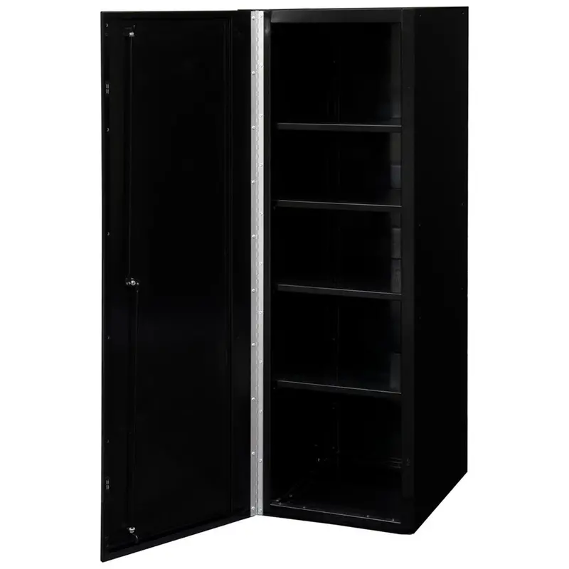 Dx Series 19 In. X 21 In. Deep Side Locker W/ 4-Shelves, Black W/ Red Handle Extdx192100slbkrd Extreme Tools 1