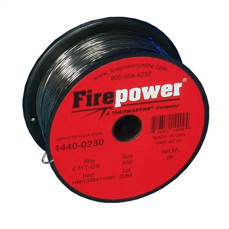 E71t-Gs Flux Cored Welding Wire .030" 2 Lbs. Fpw1440-0230 Firepower 1