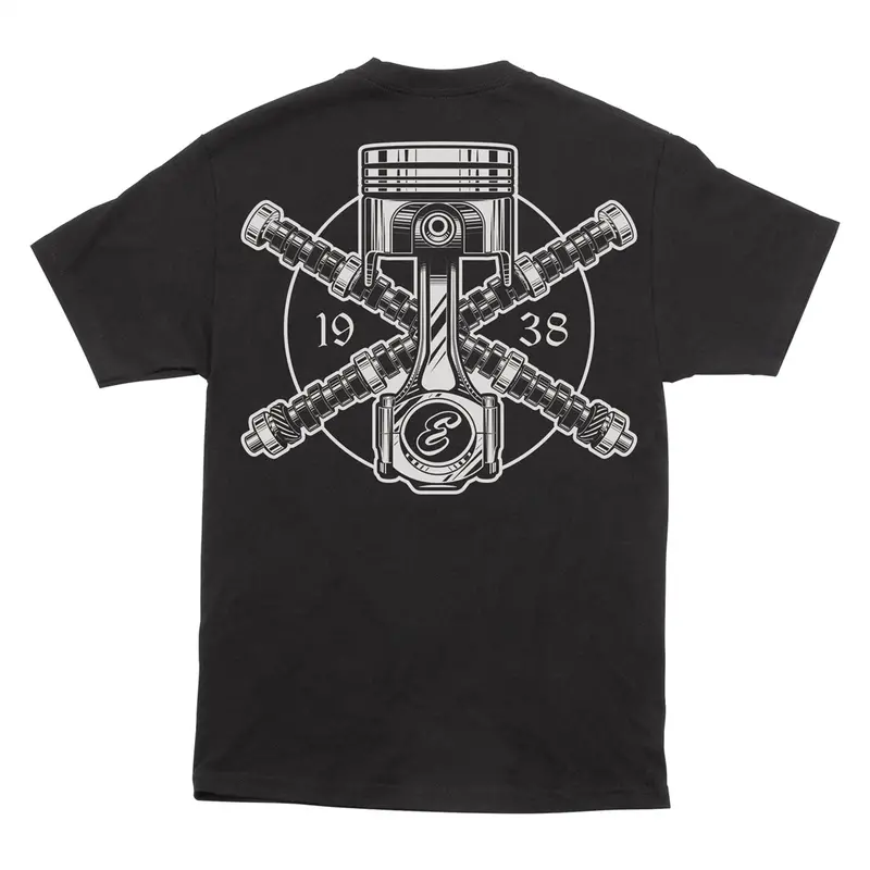 Edelbrock Cam Cross Black T-Shirt, Small Edl289334 Edelbrock 1