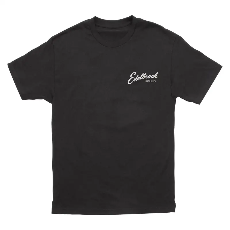 Edelbrock Made In Usa Black T-Shirt, Xxxl Edl289078 Edelbrock 1