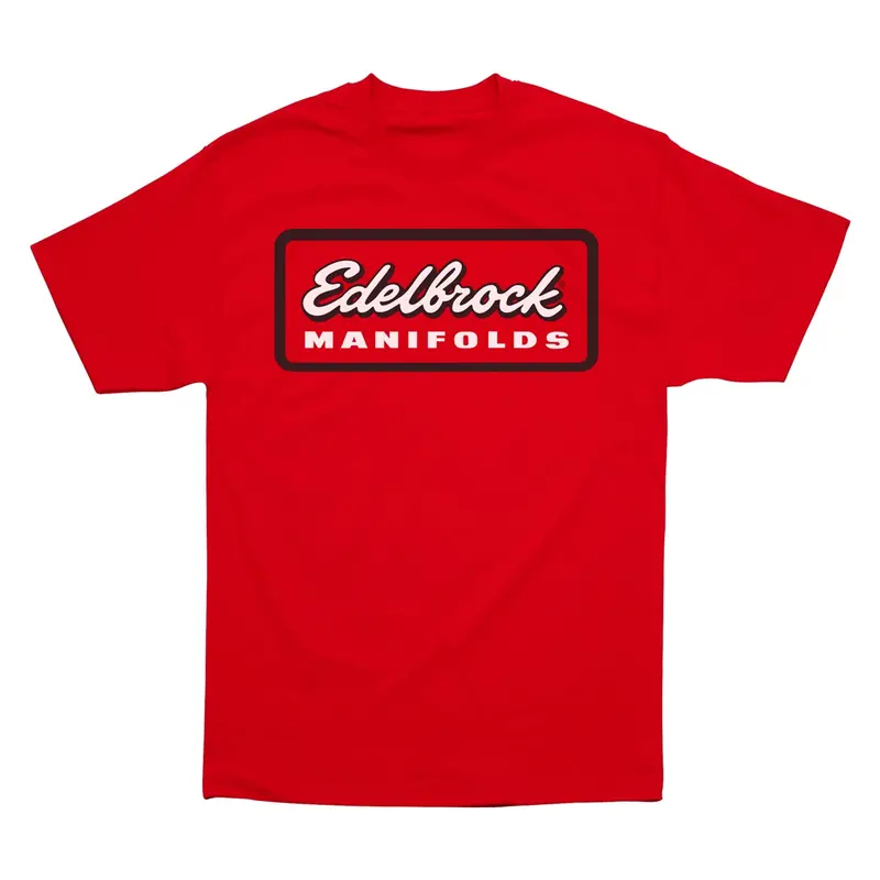 Edelbrock Manifold Red T-Shirt, Medium Edl289099 Edelbrock 1