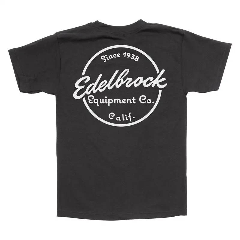 Edelbrock Since 1938 Black T-Shirt, Xxxl Edl289208 Edelbrock 1