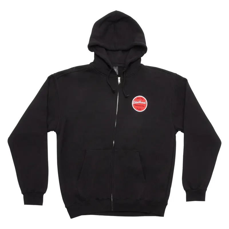 Edelbrock Since 1938 Black Zip Hoodie, Large Edl289306 Edelbrock 1