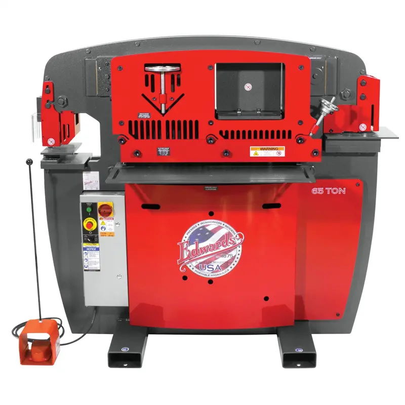 Edw 65T Ironworker - 1Ph, 230V, Acc Pack Edwiw65-1P230-Ac700 Jpw Industries 1
