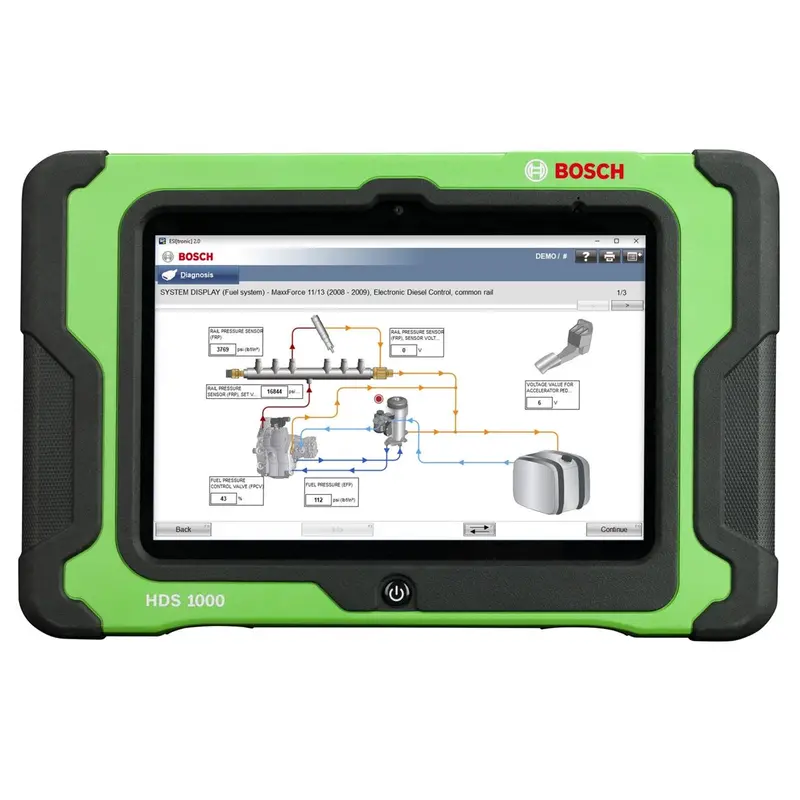 Esi [Truck] Hd Diagnostic Solution With Hds 1000 Tablet Bos3824a Bosch 1