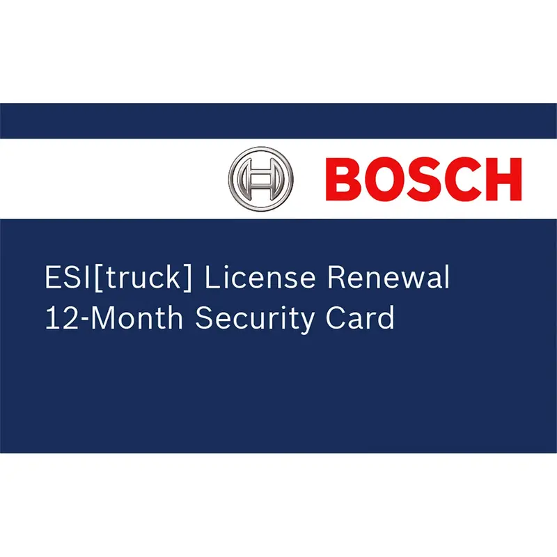 Esi Truck Renewal License Bos3824-08 Bosch 1