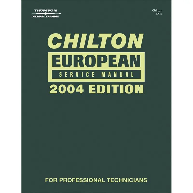 European Service 2000-2004 Manual Chn24234 Chiltons Book Company 1