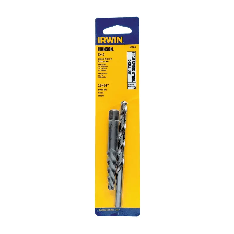 Ex-5 + 19/64" Ext & Hss Drill Han53705 Hanson 1