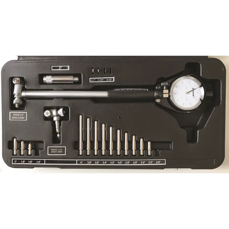 Extended Range Bore Gauge 1.4In - 6In Cen3d302 Central Tools 1