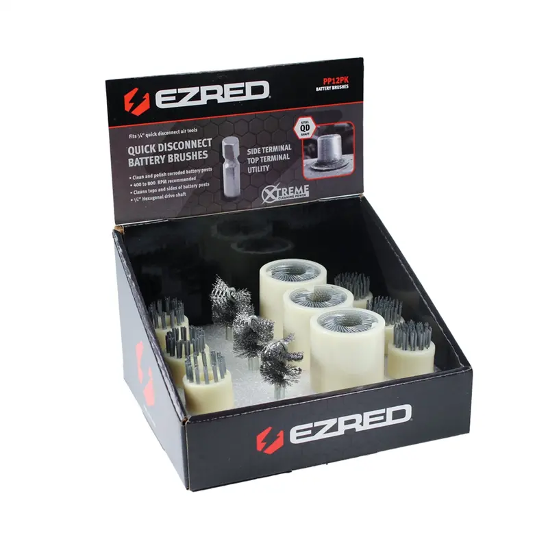 Ez Red Quick Disconnect Battery Brush Kit Ezrpp12pk E-Z Red 1